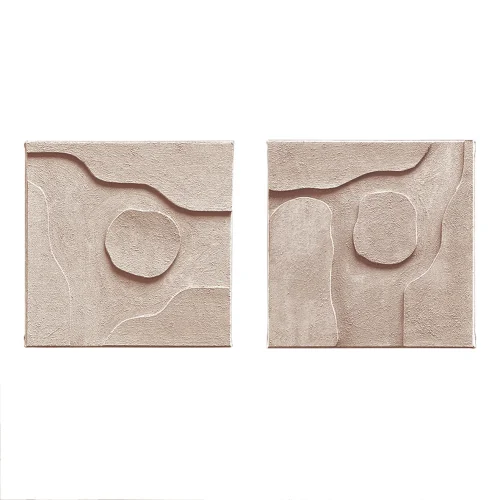 Sun&moon Relief Wall Art