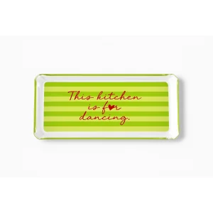 Kitchen Motto Glass Plate