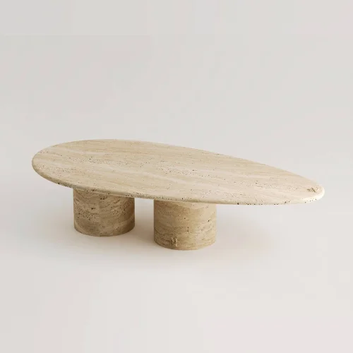 Egeria - Travertine Coffee Table
