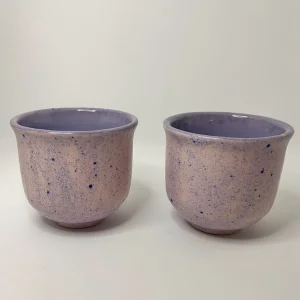 Lavender Ceramic Cup Set