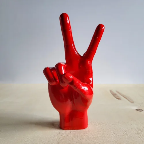 Victory Hand Sculpture