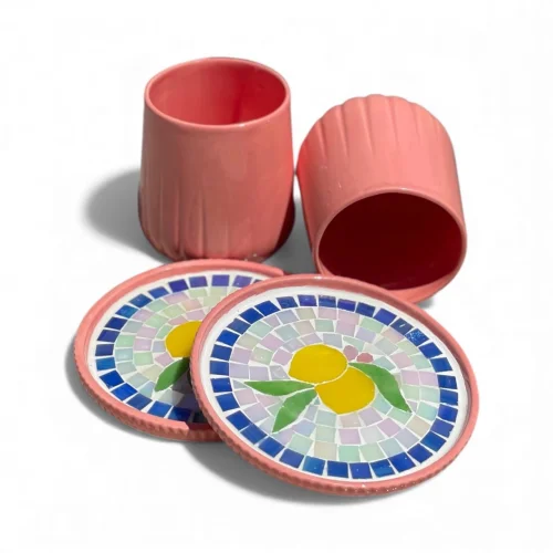 Capri Mosaic Cup Set