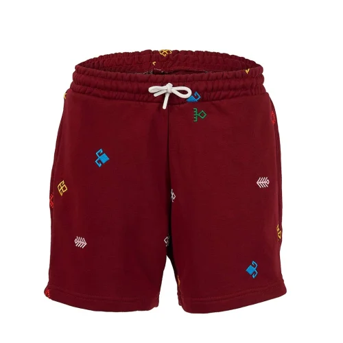 Symbols Of Anatolia Red Shorts