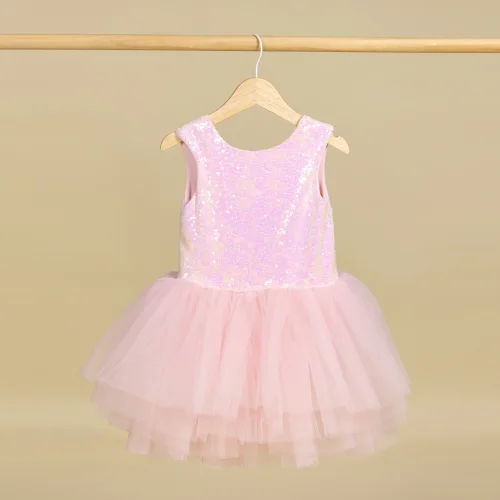 Pink Blossom Tütü Kız Çocuk Elbisesi