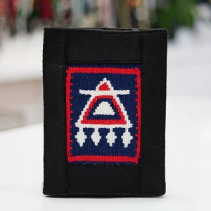 Kilim Book/agenda Cover With Amulet Motif