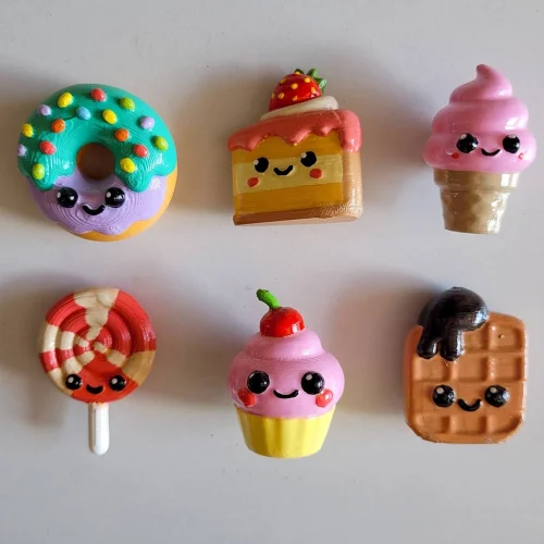 Ute Dessert Fridge Magnets - Set Of 6