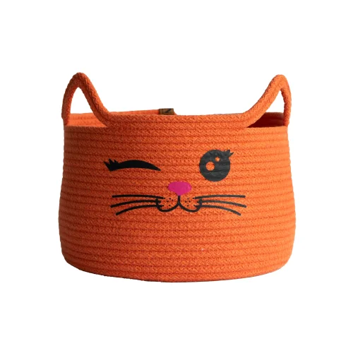 Cat Toy Basket Halloween Concept