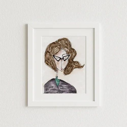 Figurative Woman Portrait No:010