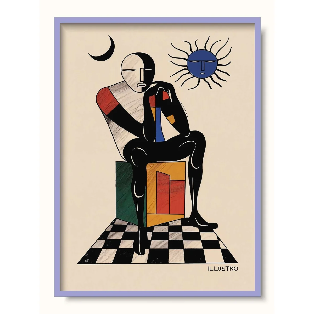 Illustro Adam #1 Art Baskı image 1