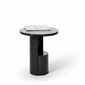 Moon Travertine Side Table
