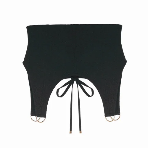 Dita Garter-detail Back-tie Belt