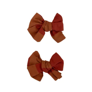 Bows Stripes Hairclip Set