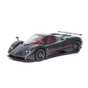1:18 Almost Real 2005 Pagani Zonda F Gloss Carbon Black Wred Stripe