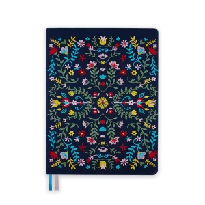 Episode Ciltli Nakışlı Xl 112 Yp. Defter - Navy Folk