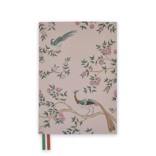 Episode Peacock Tapestry A5 Flex Linen Notebook