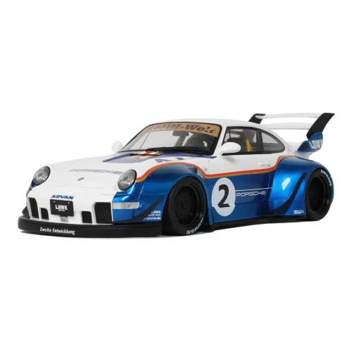1:18 Gt Spirit 2004 Porsche 911 993 Rwb Liberty Walk #2 Racing