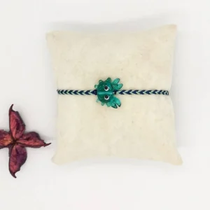 Murano Green Crab Anklet