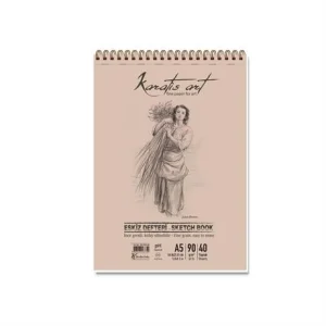 Art 90gr A5 40 Pieces Spiral Sketch Block