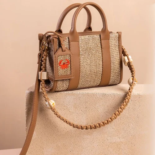 City Bag Mini Hasır Çanta