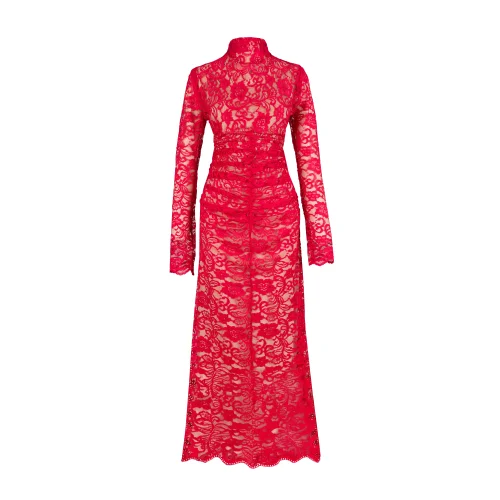 Long-sleeved Lace Dress