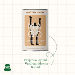 Vanilla Ceremonial Grade Matcha Nespresso® Compatible Pods