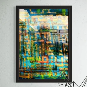 Abstract Kufi Sketch Painting - Modern Calligraphy Art