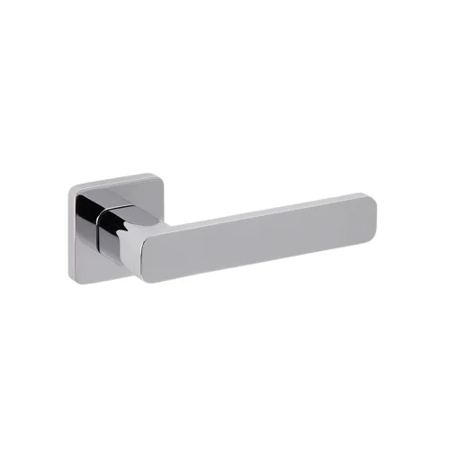 Flow Brass Door Handle Special Rose