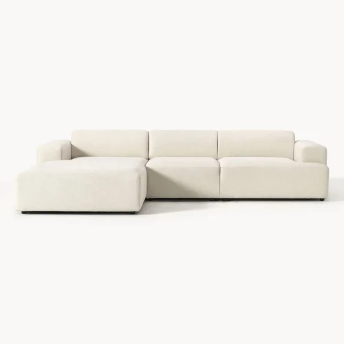 Stella Modular Corner Sofa - Linen Upholstery, 4-5 Seater