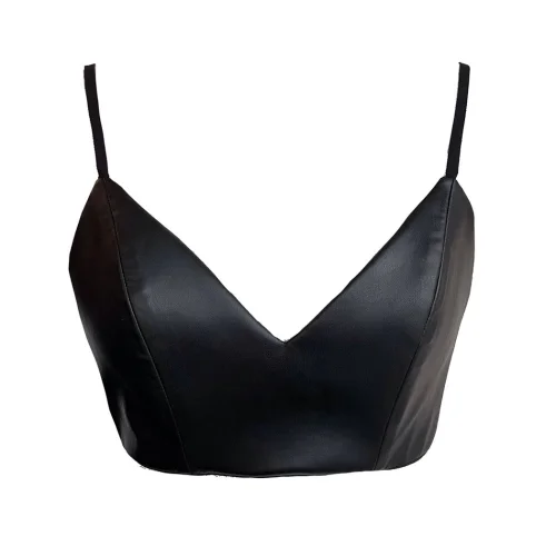 Leather Bra Bustier