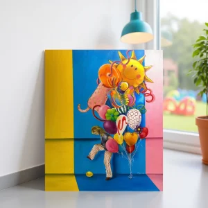 Joy Oiil Painting On Canvas