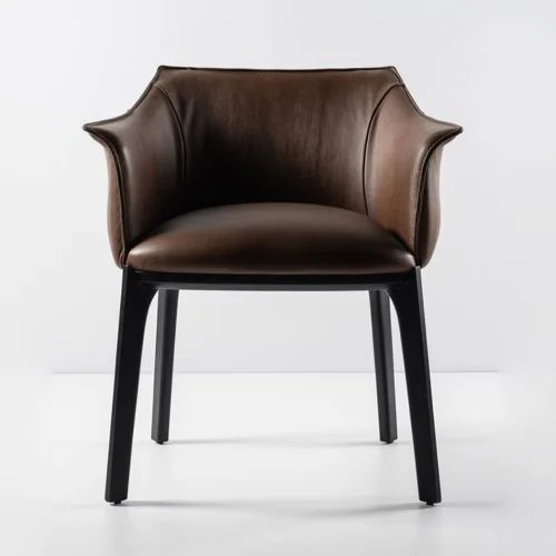 Bugatti Leather Chair | Modern & Comfortable Leather Dining Chair