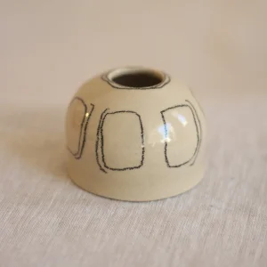 Nun Ceramic Candlestick Holder