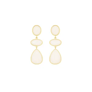 Beige Bonbon Earrings