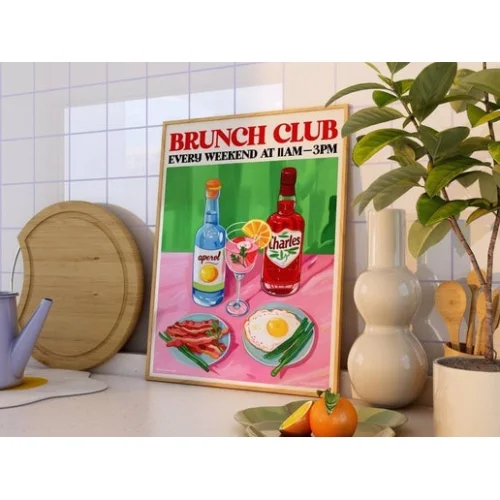 Brunch Club Kitchen Print
