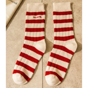 Unisex Vintage Stripes - Classic Striped Socks For Everyone