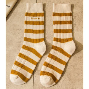 Unisex Vintage Stripes - Classic Striped Socks For Everyone