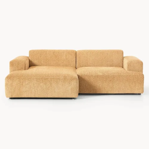 Stella Modular Corner Sofa - Chenille Upholstered, 3 Seater | Innature