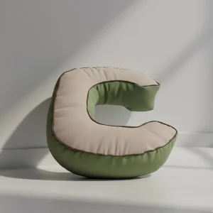 "c" Letter Pillow