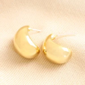 Lisa Angel - Chunky Teardrop Half Hoop Earrings