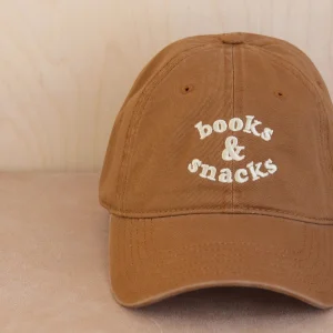 Books & Snacks - Cotton Baseball Cap
