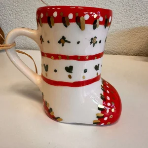 "the Tall Stocking" - Handcrafted Christmas Mug