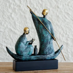 Bronze Boat Object
