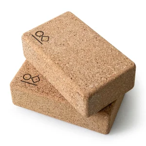 Double Cork Yoga Block Set Small