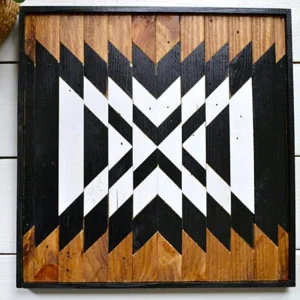 Wooden Aztec Panel
