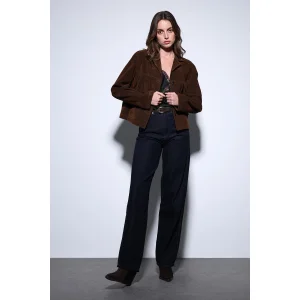 Tassel Detailed Suede Jacket - 2