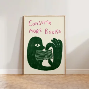 Lune Club - Consume More Books Print