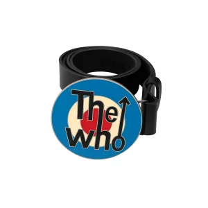 Handmade Leather The Who Buckle Belt - Vintage Rock Style