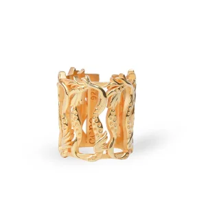 Ocean Ivy Gold Ring