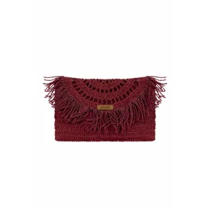 Burgundy Clutch