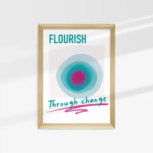 Flourish Through Change Poster
